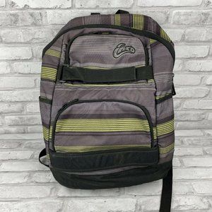 Skullcandy Ink'd Backpack Green Gray Black Striped